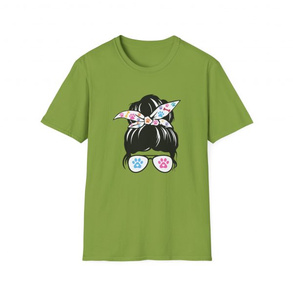 Messy Bun Dog Mom - Unisex T-Shirt - Image 25