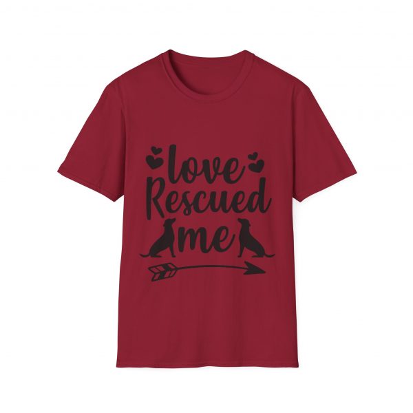 Love Rescued Me Unisex Softstyle T-Shirt - Image 53