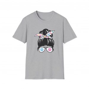 Messy Bun Dog Mom - Unisex T-Shirt
