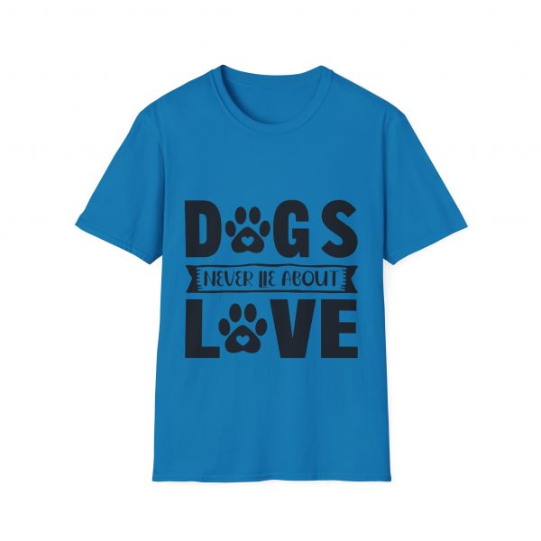 Dogs Never Lie About Love Unisex Softstyle T-Shirt - Image 33