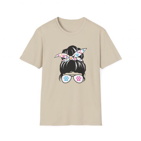 Messy Bun Dog Mom - Unisex T-Shirt - Image 17