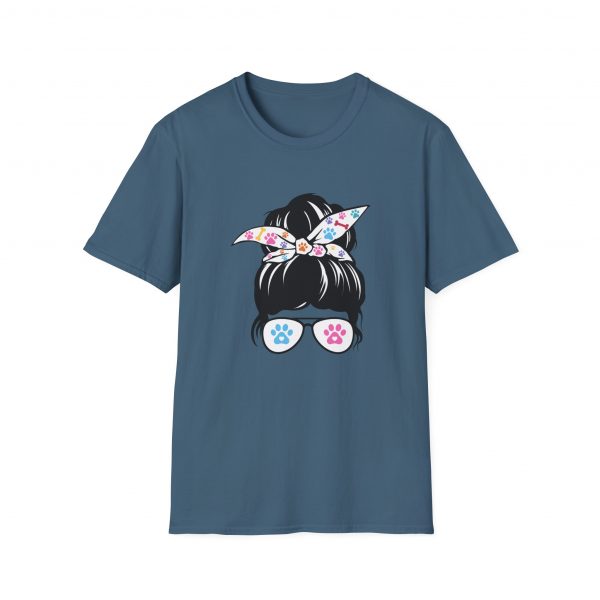 Messy Bun Dog Mom - Unisex T-Shirt - Image 9