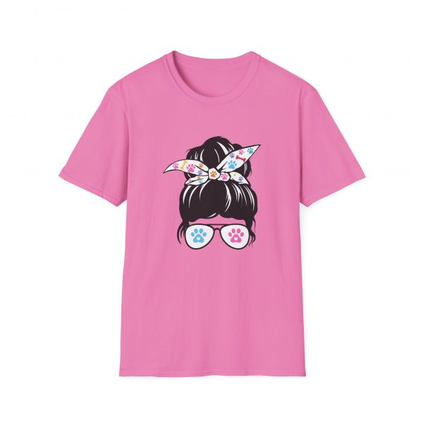 Messy Bun Dog Mom - Unisex T-Shirt - Image 49