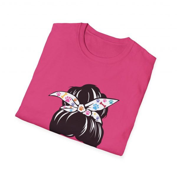 Messy Bun Dog Mom - Unisex T-Shirt - Image 8