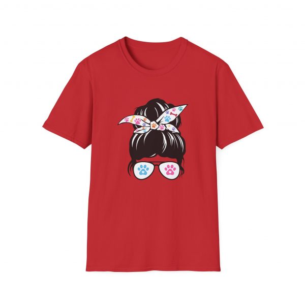 Messy Bun Dog Mom - Unisex T-Shirt - Image 53