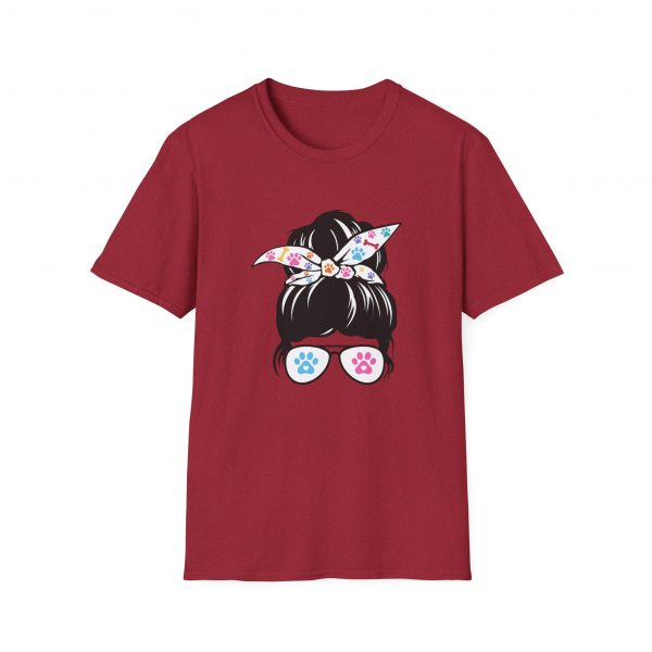 Messy Bun Dog Mom - Unisex T-Shirt - Image 57