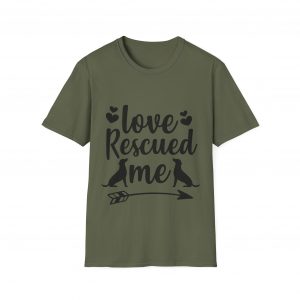 Love Rescued Me Unisex Softstyle T-Shirt