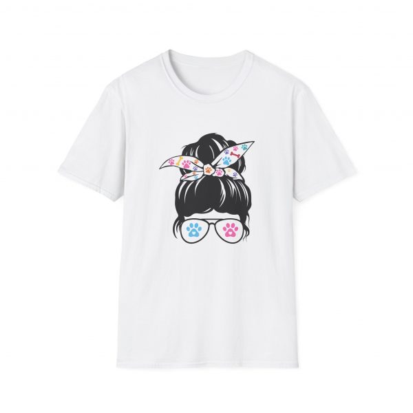 Messy Bun Dog Mom - Unisex T-Shirt - Image 13