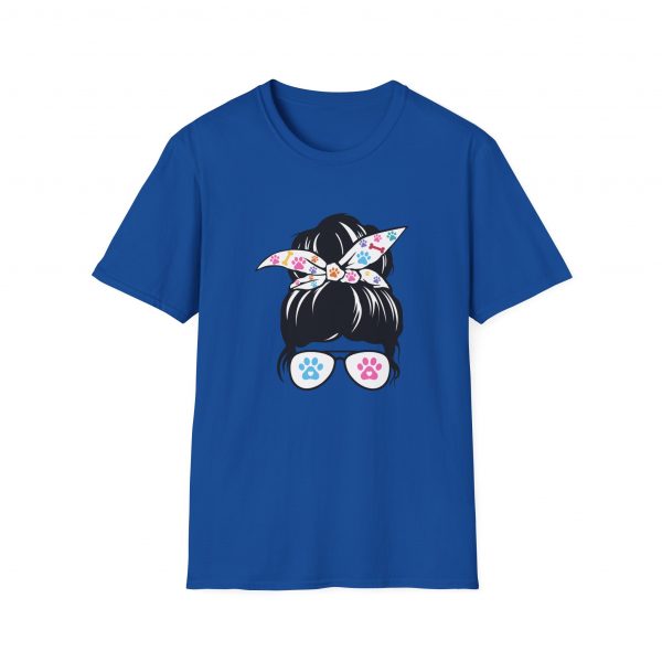 Messy Bun Dog Mom - Unisex T-Shirt - Image 45