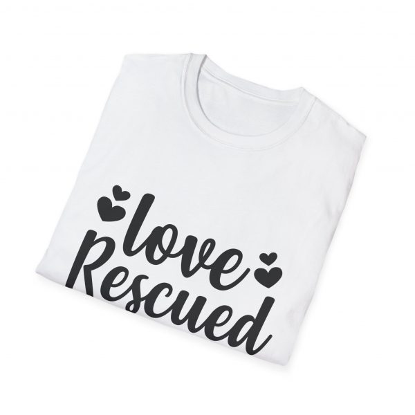 Love Rescued Me Unisex Softstyle T-Shirt - Image 16