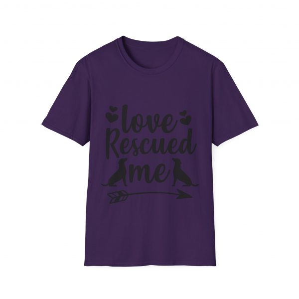 Love Rescued Me Unisex Softstyle T-Shirt - Image 37