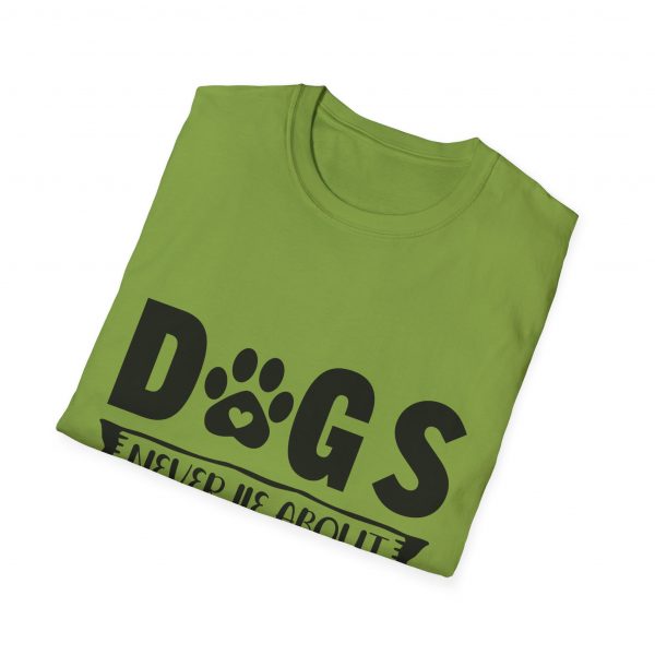 Dogs Never Lie About Love Unisex Softstyle T-Shirt - Image 16