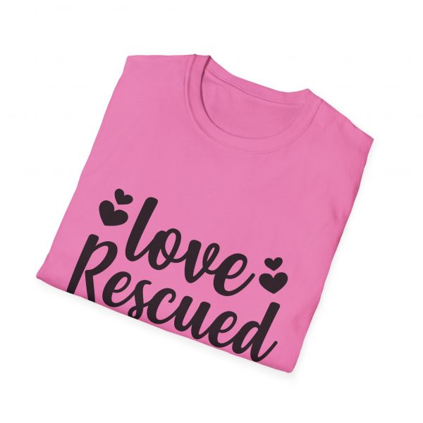 Love Rescued Me Unisex Softstyle T-Shirt - Image 44