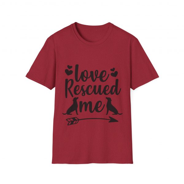 Love Rescued Me Unisex Softstyle T-Shirt - Image 49