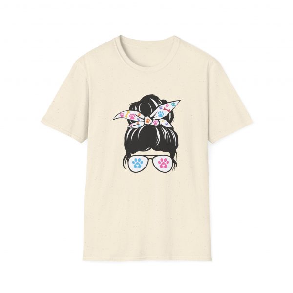 Messy Bun Dog Mom - Unisex T-Shirt - Image 21