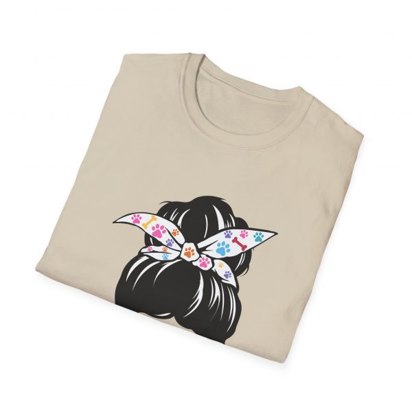 Messy Bun Dog Mom - Unisex T-Shirt - Image 20