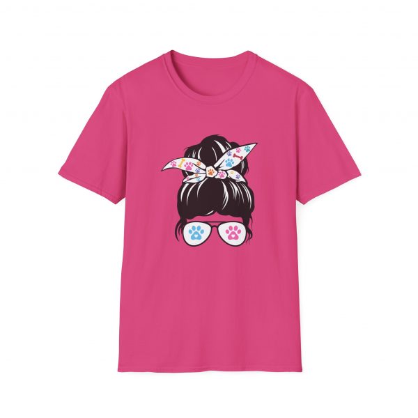 Messy Bun Dog Mom - Unisex T-Shirt - Image 5