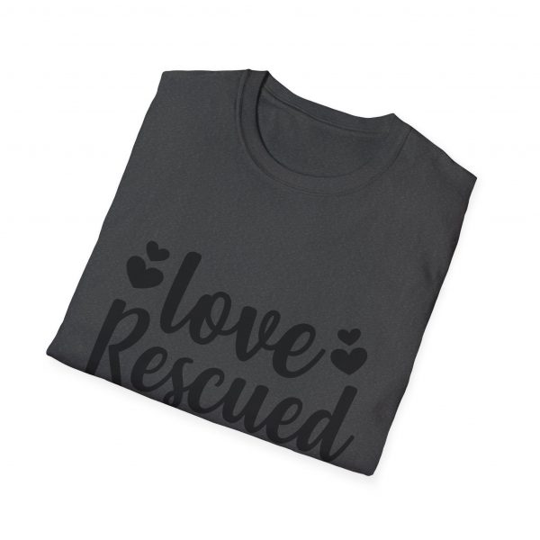 Love Rescued Me Unisex Softstyle T-Shirt - Image 24