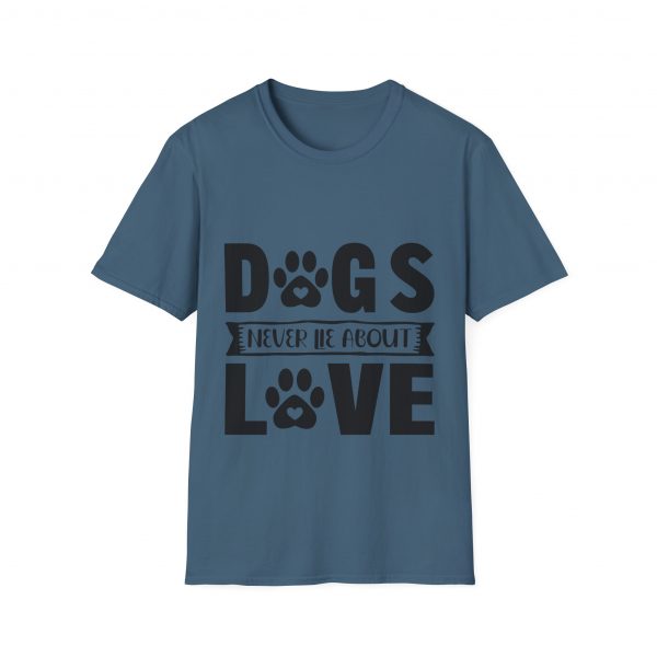 Dogs Never Lie About Love Unisex Softstyle T-Shirt - Image 25