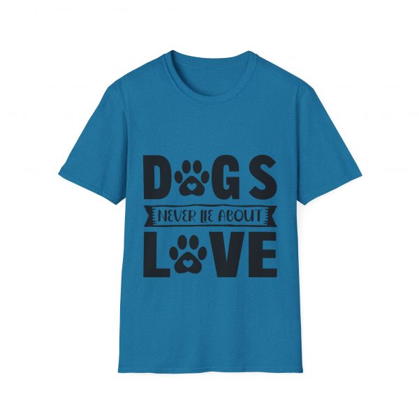 Dogs Never Lie About Love Unisex Softstyle T-Shirt - Image 29