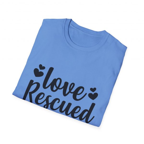 Love Rescued Me Unisex Softstyle T-Shirt - Image 28
