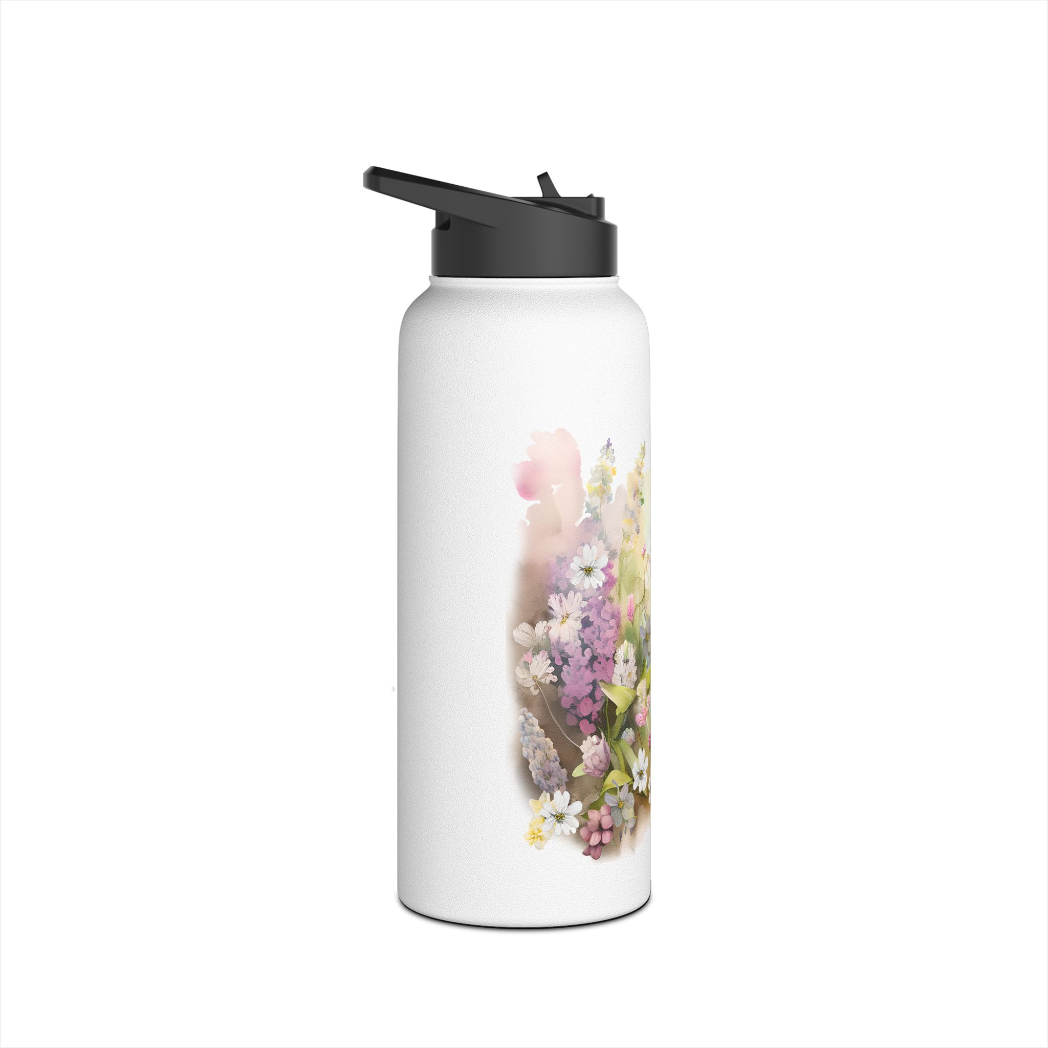 Rabbit Design Six - Stainless Steel Water Bottle, Standard Lid - Image 7