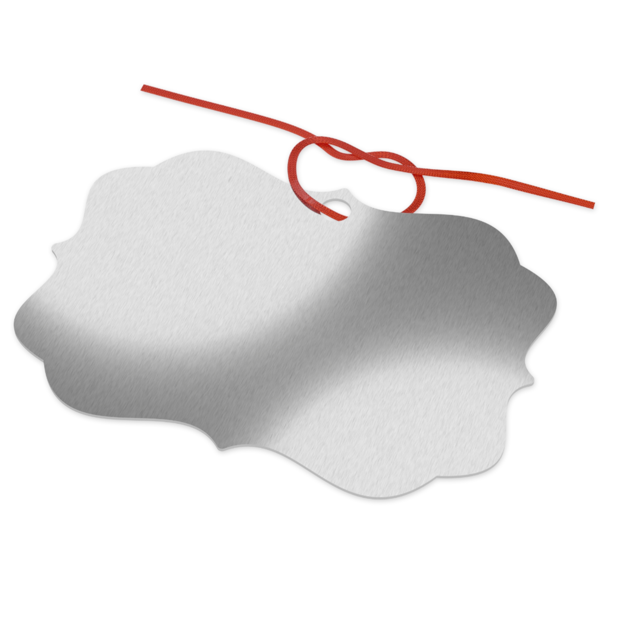 Christmas Pet Aluminum Ornament - Santa Paws Design - Image 2